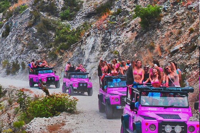 PINK JEEP TOUR - Alanya Jeep Safari - Dimcay River Lunch: Chilly Water, Easy Time, Real Atmosphere