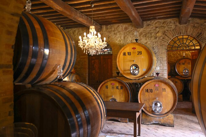 Private Brunello and Val d'Orcia Safari Wine Tour from Florence - Montepulciano: Vino Nobile with locals still buying wine
