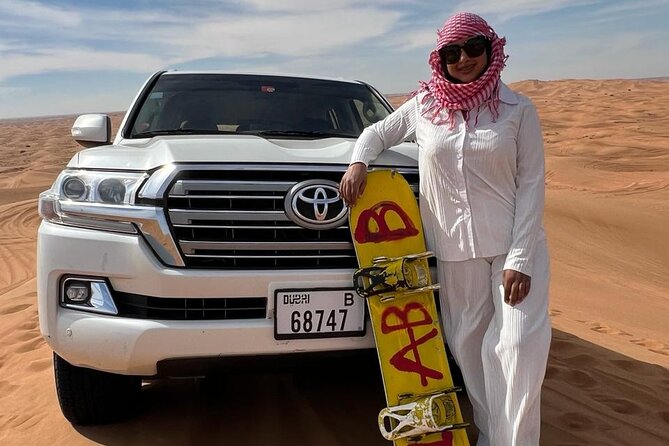 Private Desert Safari Tour Adventure in Dubai - Camel riding and sandboarding: classic desert activities in the right order