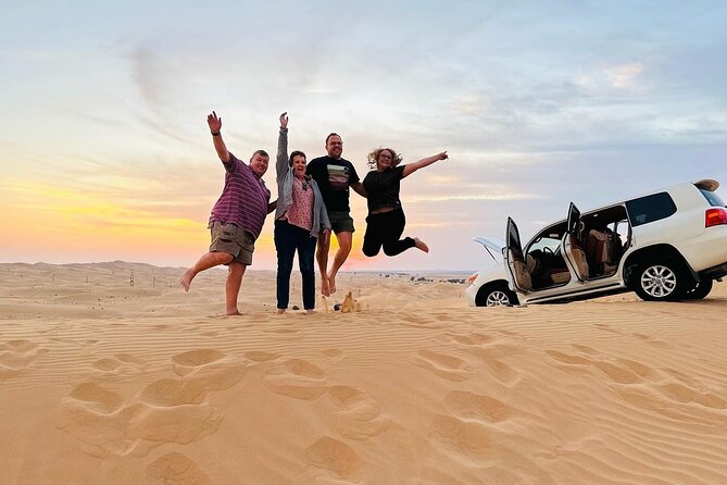 Private Desert Safari With BBQ Buffet Dinner And Live Shows - Sandboarding and camel ride: the fun variety that balances the thrills