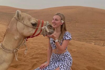 Private Evening Desert Safari: Sandboarding Camel Ride BBQ Dinner - Private pickup in an air-conditioned luxury 4x4 SUV
