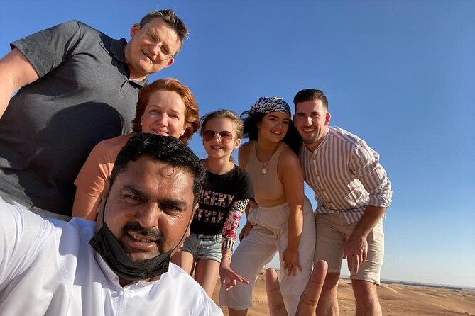 Private Evening Thriller Desert Safari & BBQ Dinner - Door-to-door pickup in a Toyota Land Cruiser