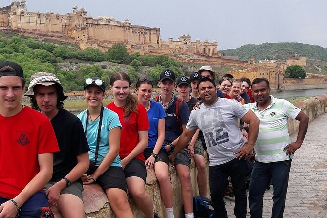 Private Full Day Jaipur Tour by Tuk-Tuk - Stop 3: Royal Gaitor Tumbas in a valley with a marble look