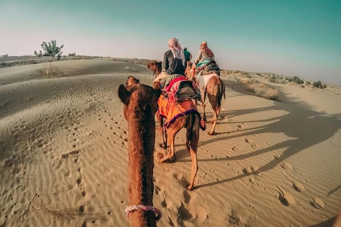 Private Morning Desert Safari with Camel Ride & Sandboarding - Lahbab red dunes: where you start with choice