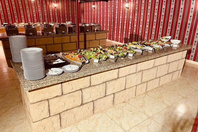 Private Sunset Desert Safari:SandSurfing, Camel Ride & BBQ dinner - Deluxe camp arrival: gahwa welcome, sweets, henna, and shisha