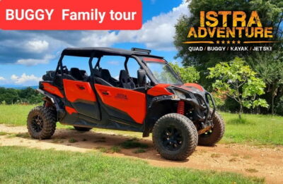 PULA AND ROVINJ: BUGGY FAMILY SAFARI 1, 2, 2.5 & 4 H - The buggy setup: family-friendly means real control