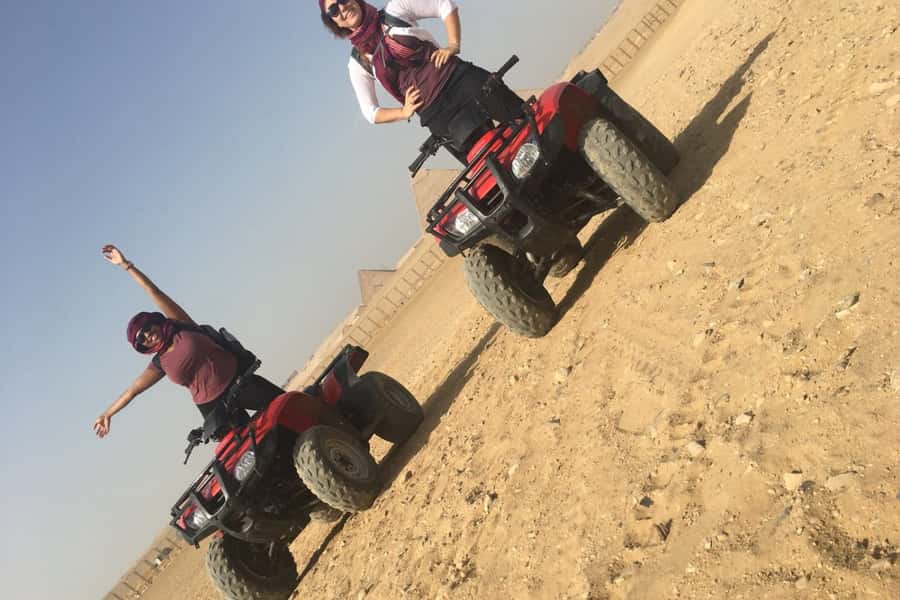 Pyramids of Giza: 1-Hour Quad Bike Desert Safari - Safety, Helmets, and ATV Condition: The Honest Heads-Up