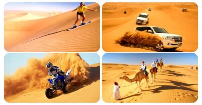 Qatar: Desert Safari, Camel Ride, Inland sea, Sandboarding - Dune Bashing in a 4x4 Land Cruiser: What It Feels Like