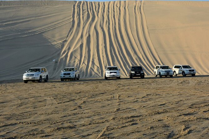 Qatar Desert Safari, Dune Bashing (Private Safari Tour) - Inland Sea Stop at Khor Al Udaid: Yellow Dunes Meet Blue Water