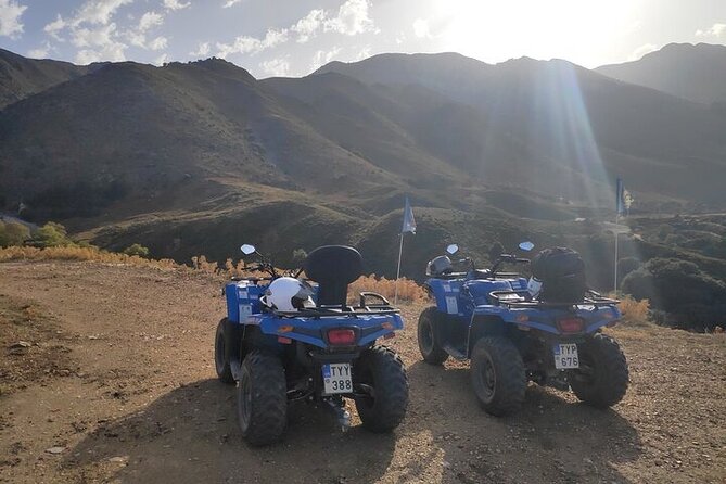 Quad ATV Safari from Georgioupolis Area - Old olive oil factory stop: coffee, local craft, and a pause from the engine