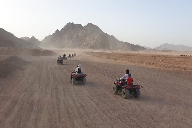 Quad Biking Safari-Camel Ride-Bedouin Dinner and Shows From Sharm - What This Dusk Safari Feels Like in Sharm