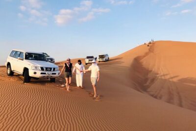 Red Dune 4x4 Desert Safari with Sand Boarding & Camel (4 hr) - Stop 1 Near Al Madam: The Dune Bashing Segment