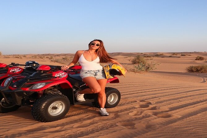 Red Dune Desert Safari with Dinner Quad Bike and Camel Ride - Pickup and the Drive to Lahbab: how the timing works