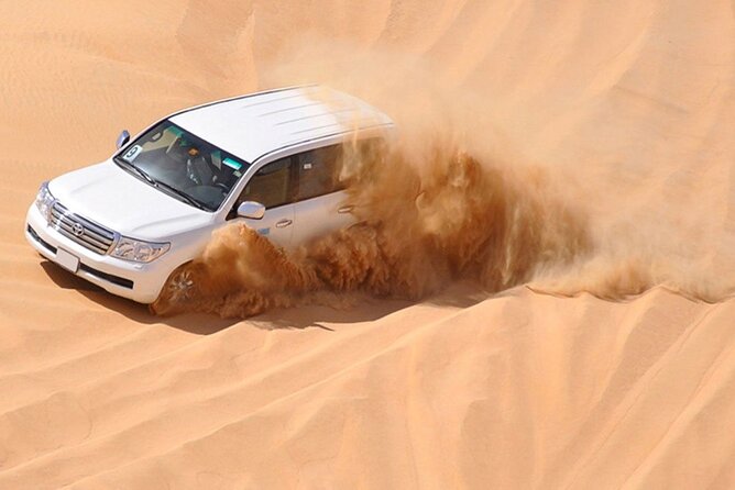 Red Dunes Desert Safari with 4x4 Pick up & Drop, Camel ride, BBQ and Live shows - Dune-bashing safety and thrill level: how to prepare