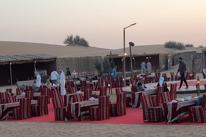 Red Dunes Lahbab Desert Safari With BBQ Dinner - Camel Farms, High-Dune Photos, and Sunset Views