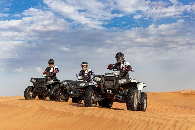 Red Dunes Safari By Quad Bike, Sandboarding, Camel Ride & BBQ Dinner - Pickup and Timing: The 3:00pm Start Sets You Up for Night Skies