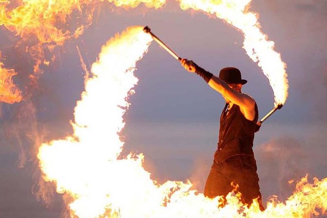 Red Dunes Safari with BBQ dinner, Falcon and Camel Ride - Desert shows: tanura, belly dancing, fire show, and Ramadan changes