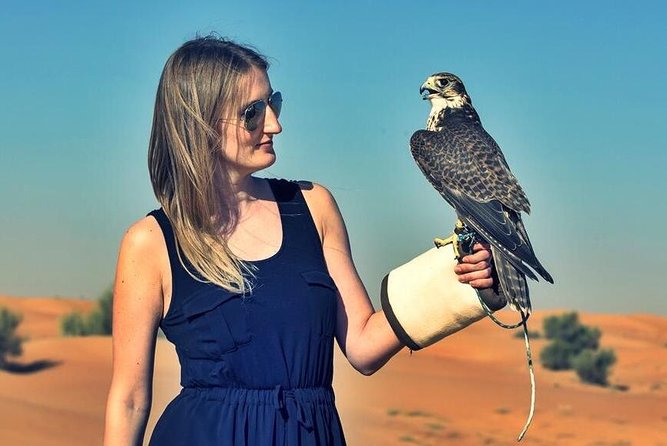 Red Dunes Safari with BBQ dinner, Falcon and Camel Ride - Guides and the difference between a good and great safari