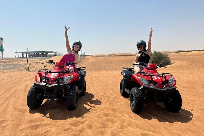 Red dunes Sunset Desert Safari With Quad Bike option & Camel Ride - The ride out: what the guide does with your time