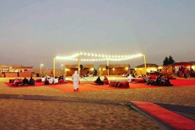 Red Sand Tourism desert safari with premium camp - The premium camp experience: what deluxe catering and VIP seating mean