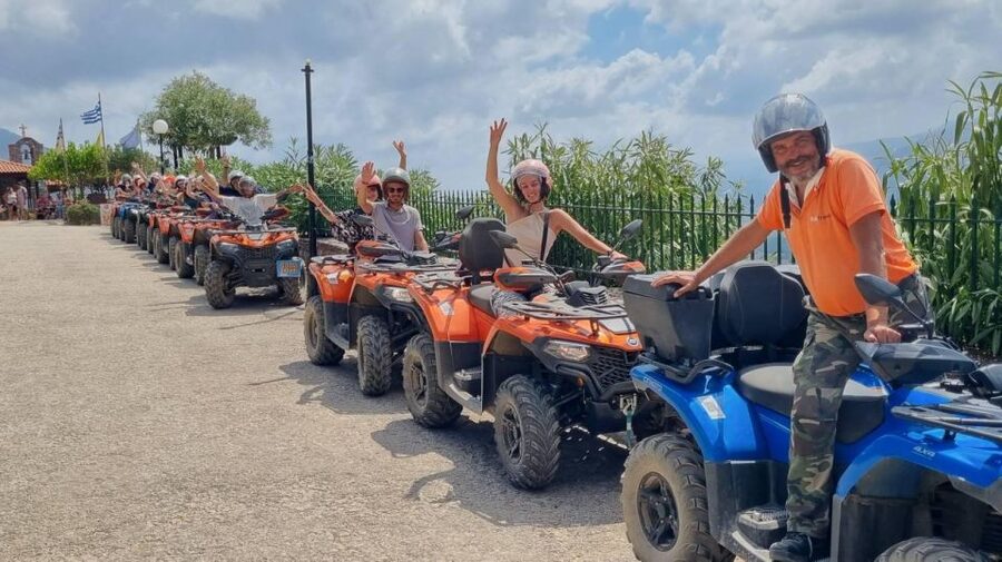 Rethymno Bali & Panormo:Quad Safari & visit Cave 57km 4hours - Cave 57 km away: Melidoni Cave for stalactites and stalagmites