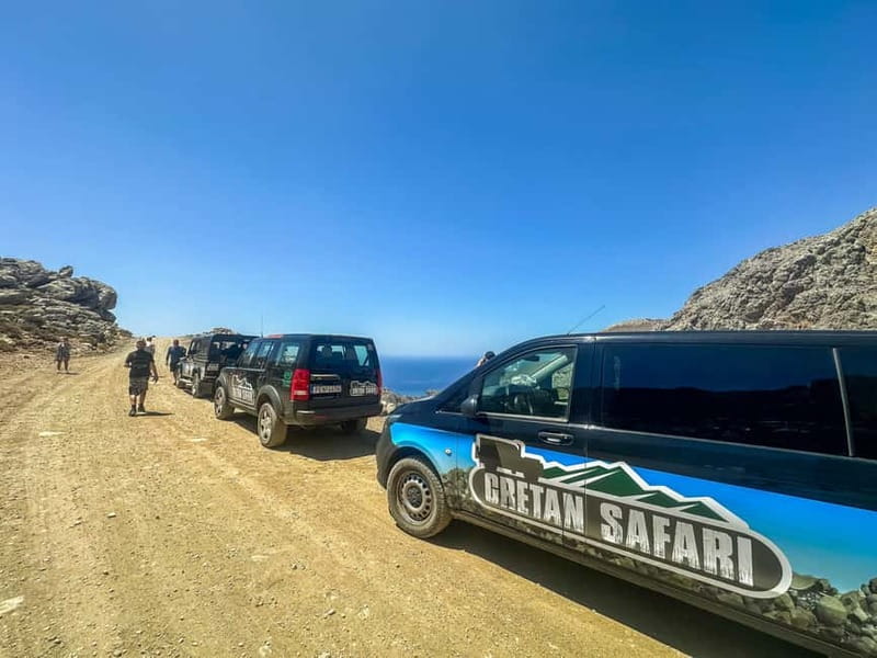 Rethymno: Full-Day Land Rover Safari to Preveli - Prasses Gorge and Fragma Potamon: Wildlife and Big-Photo Breaks