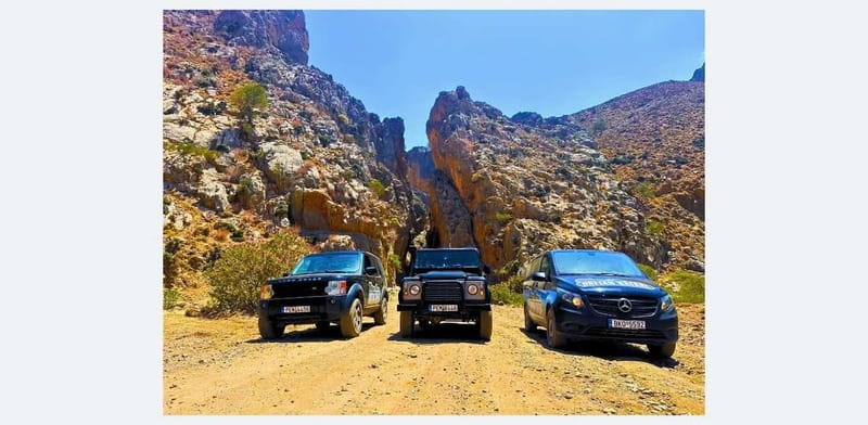 Rethymno: Full-Day Land Rover Safari to Preveli - Karines Village Stop: Cheese Tasting, Shopping Time, and Local Pace