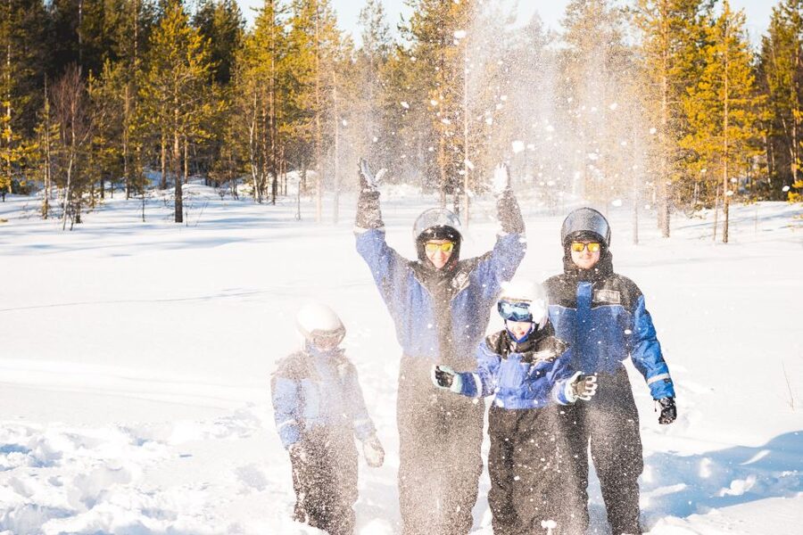 Rovaniemi: Family Snowmobile Safari with Campfire and Snacks - The part everyone remembers: campfire BBQ and warm berry juice