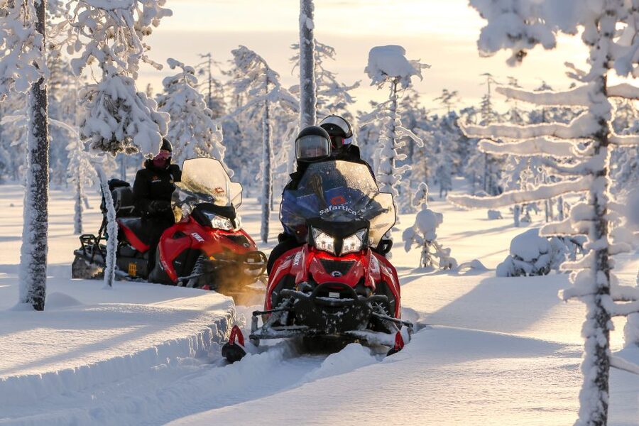 Rovaniemi: Snowmobile Safari to a Reindeer Farm - From the Safartica office to the farm: snowmobile training that matters