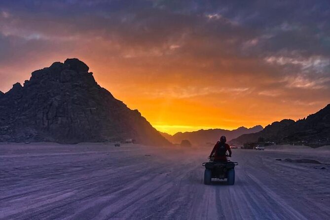 Safari 5 in 1 Quads, Camels, Show, Dinner & Star Gazing in Sharm El Sheikh - Door-to-door pickup and the quad station setup