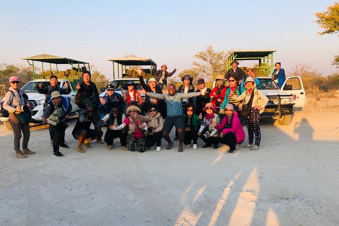 Safari in Etosha national park with professional tour guides born in Etosha. - The Vehicle Setup and Why “Good Visibility” Matters Here