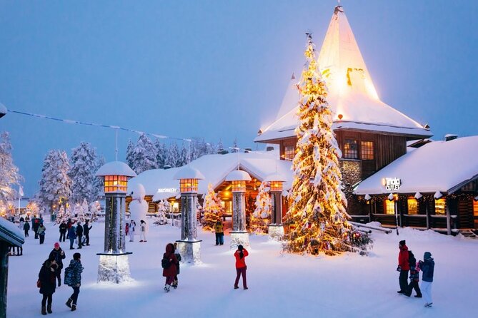 Santa Claus Village, Husky and Reindeers Combo Safari - Reindeer Yard: Farm Time, Hot Juice, and the 400m Sleigh Ride
