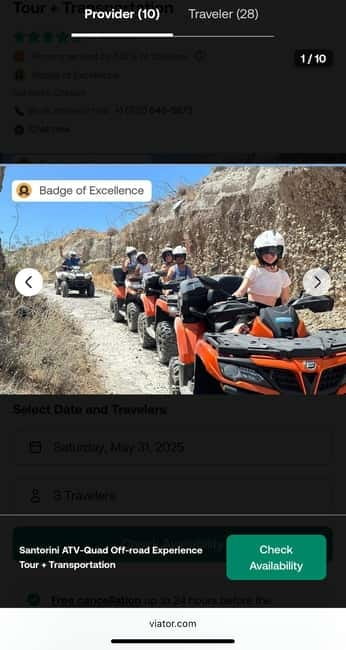 Santorini: ATV-Quad Off-Road Safari with Hidden Trails - Value check: is $153 per person worth it?