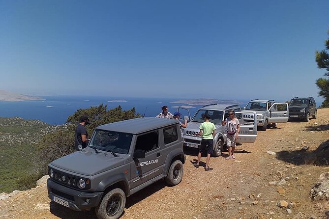 Self drive 4x4 Jeep Safari - Pick ups in the North - The day’s core: Epta Piges, Ex sanatorio italiano, and the off-road storytelling stops
