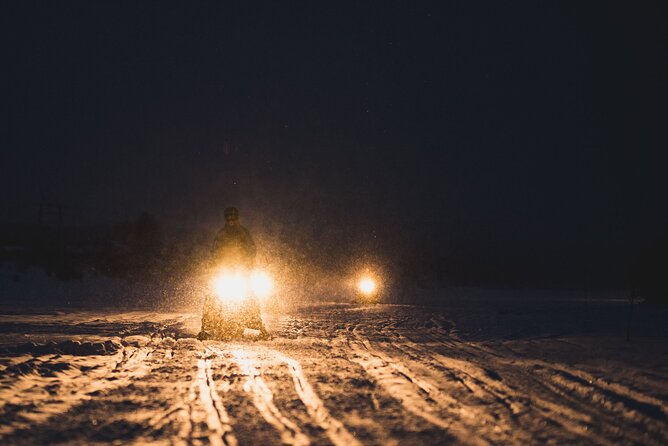 Snowmobile Safari to Search for the Northern Lights - Stop time “breaks”: warm drink, and what the break can look like