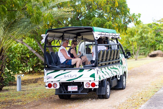 SoCoHo Jeep Safari - Historical Sites - Lunch - Beach - Betty’s Hope sugar plantation ruins: short visit, strong payoff