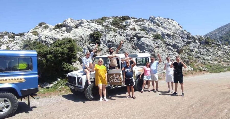 South Crete: Sarakinas Gorge Hike, Swim & Jeep Safari - Selakano forest crossing: guided walking, scenic drive, and the in-between moments