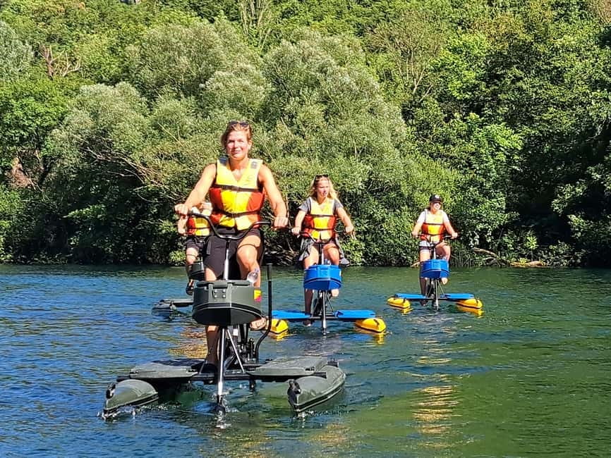Split/Omiš: Cetina River Water Bike Safari - Cetina River Water Bike Safari: what it really feels like