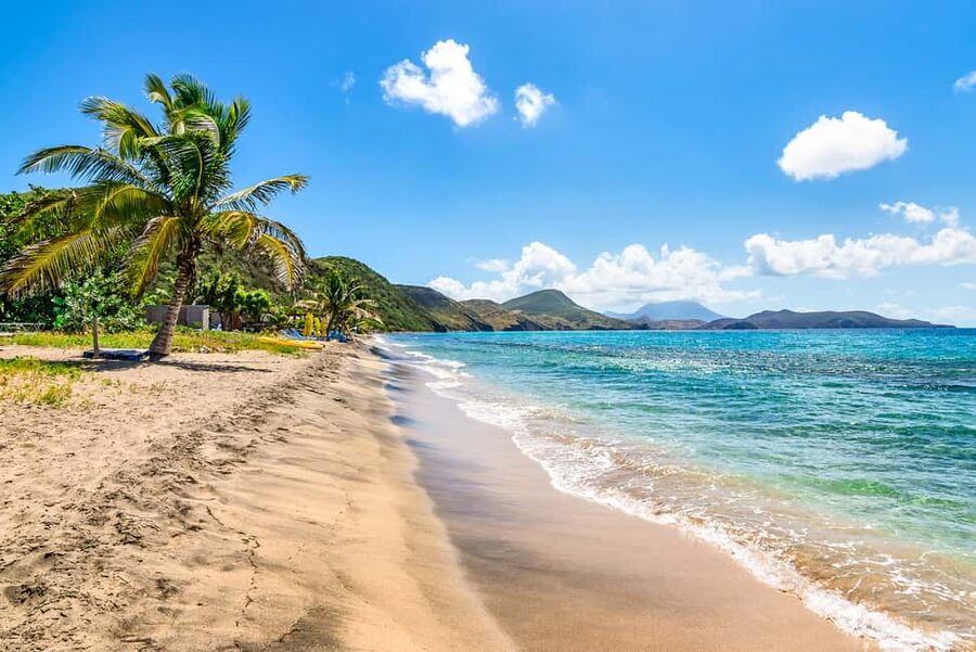 St. Kitts: Top Sights Guided Van or Open-Air Safari Tour - Frigate Bay Beach Time (and the Atlantic-Caribbean Photo Moment)