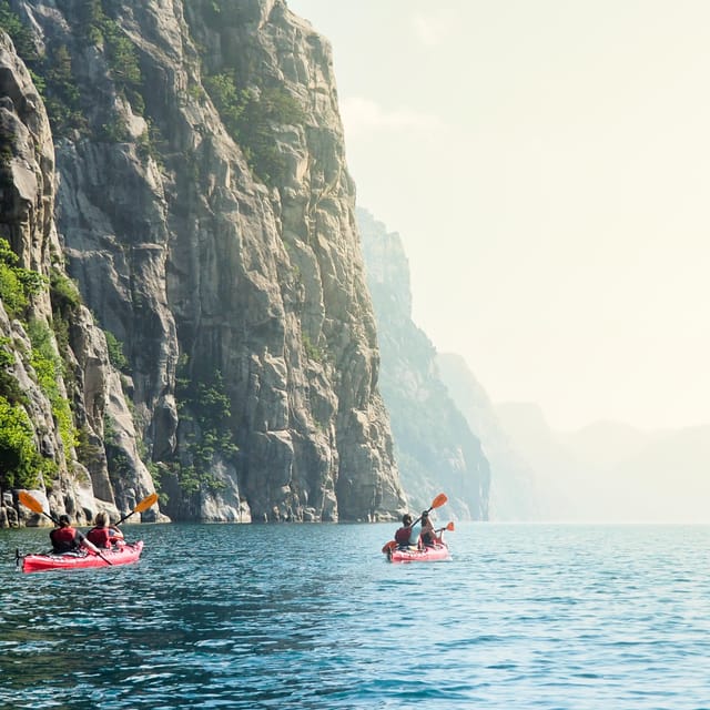 Stavanger: Lysefjord Kayak Safari (Waterfalls & Pulpit Rock) - How long is it, and what does the time feel like?