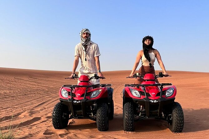 Sunrise Desert safari With Quad bike ride Sandboard & Camel ride - Key Safari Highlights at a Glance