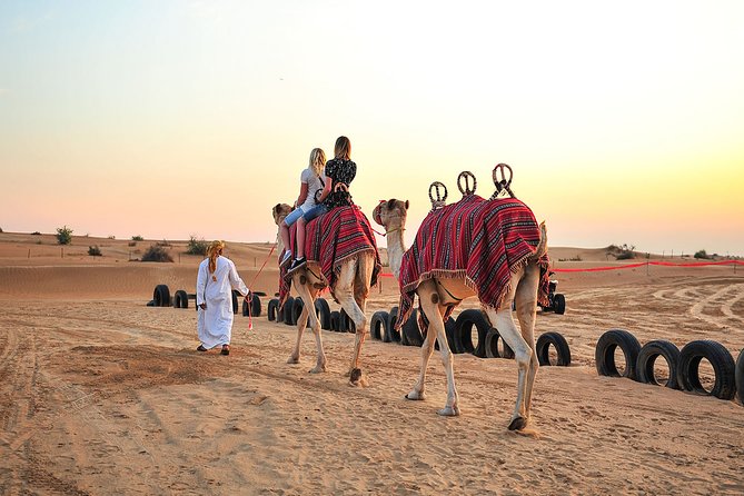 Sunset Camel Trek & Red Dunes Safari with BBQ at Al Khayma Camp From Dubai - The Ride Out of Dubai: Pickup, AC Comfort, and a Real Safari Driver