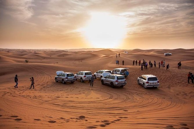 Sunset Desert Safari With BBQ Dinner, Camel Ride, Belly Dancing from Dubai - Hotel Pickup to Lahbab: Your Afternoon Starts Moving Fast