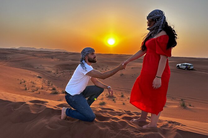 Sunset Desert safari with Camel Ride Sand Board & BBQ Dinner - Pickup, Mobile Ticket, and What to Expect on the Road