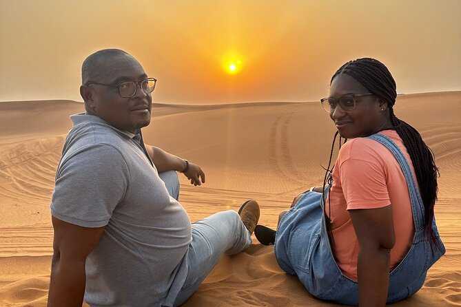 Sunset Desert safari with Camel Ride Sand Board & BBQ Dinner - Camel Ride at Sunset: Quiet, Scenic, and Photo-Friendly