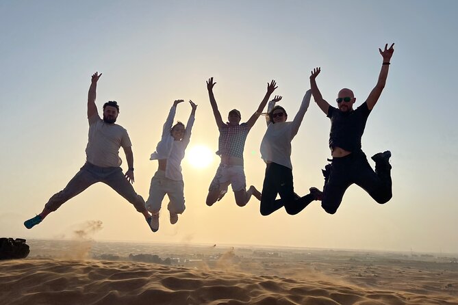 Sunset Safari with BBQ Dune Drive Camel Ride & Dune Buggy option - Key highlights