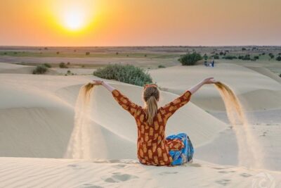 Sunset Safari With Dinner - Khaba Fort: quiet village views that feel far from the road