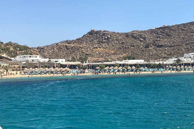 Sunset Sail Cruise to Rhenia, Mykonos Beach Safari, Dinner&Drinks - The Sunset Return: Bright Colors, Open Sea, and Wind Reality