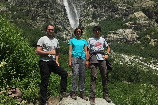 Svaneti Mountain Villages 4x4 Safari, tour from Kutaisi - Day 1 in Ushguli: Lamaria Church, Queen Tamar views, and the Shkhara Glacier hike