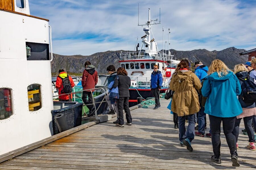 The Bird Safari Tour - Boarding the Boat for Gjesværstappan: Cliffs in Minutes